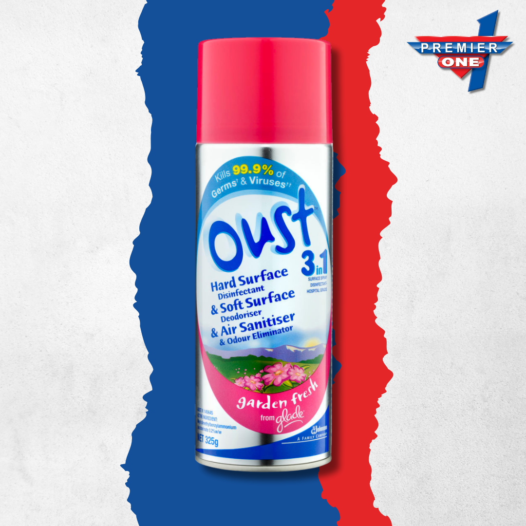 OUST 3-in-1 Disinfectant: Disinfect, Deodorise & Freshen in One Easy Step