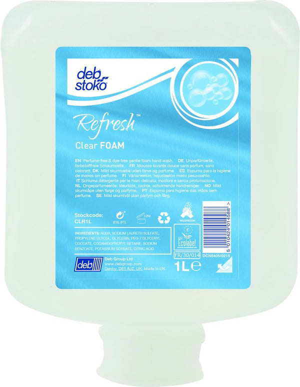 Refresh™ Clear FOAM Gentle Hand Wash x 6 per carton
