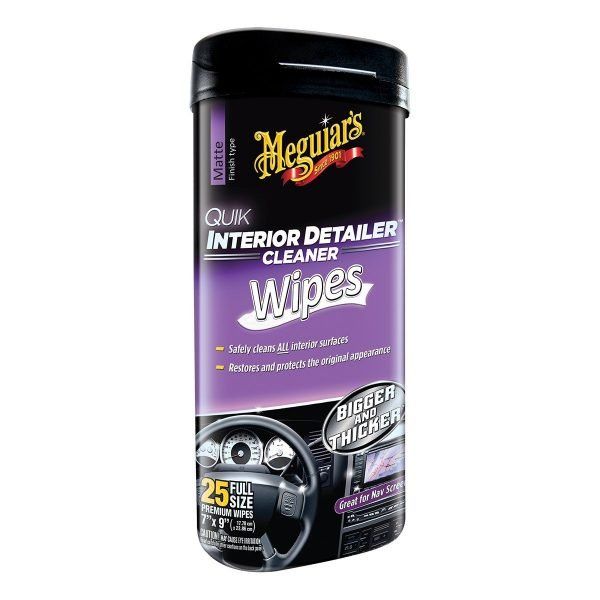Meguiar's Quik Interior Detailer Cleaner Wipes