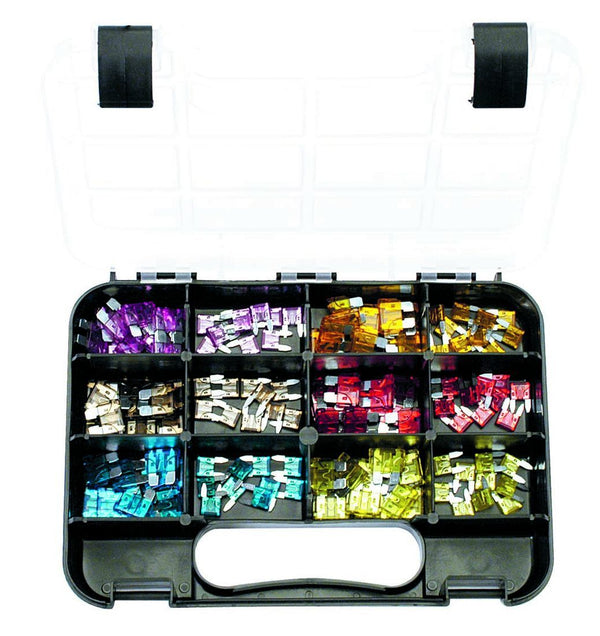 BLADE FUSES: 12 sizes 3 AMP to 20 AMP, Mini and AF blade fuses, 120 piece