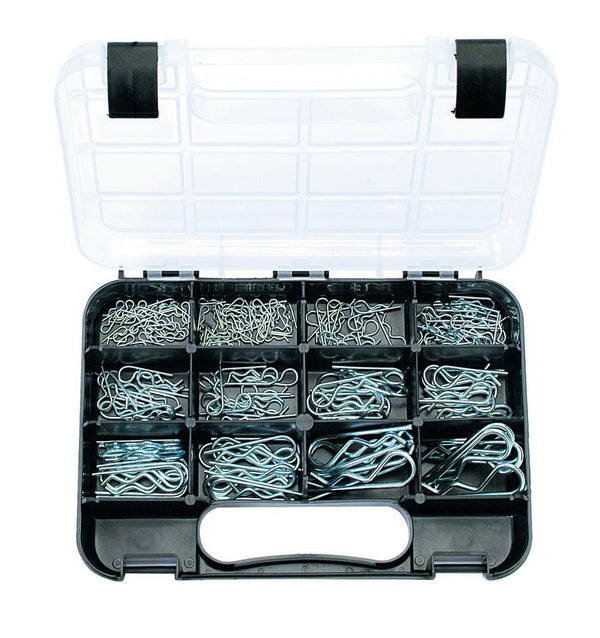R-CLIPS: 6 sizes, suits 1/8″ to 7/16″ shafts Zinc Passivated, 150 piece