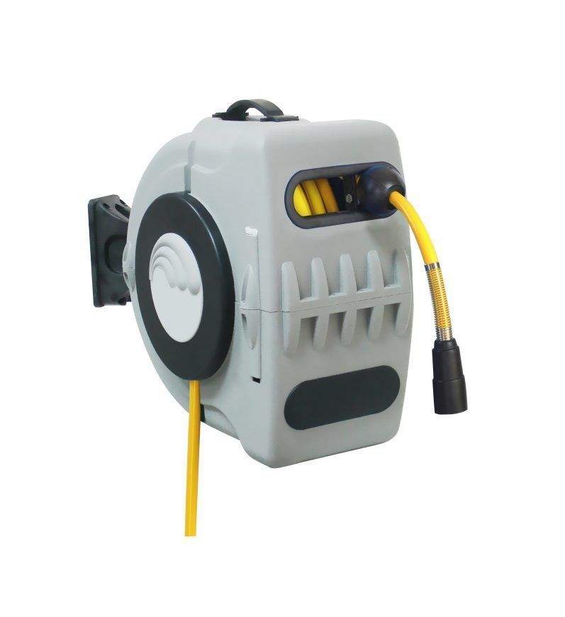 Retractable 3/8″ Air Hose Reel – 25 Metre