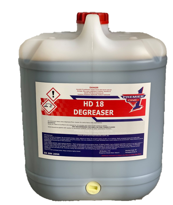 HD18, Bio-Degradable, Quick Break, Water Based Degreaser