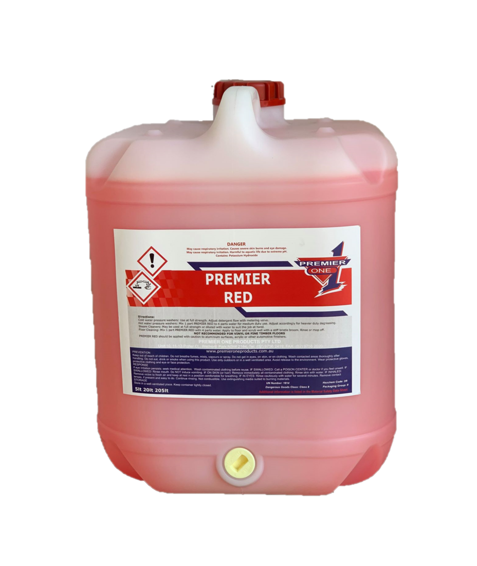 Premier Red, Water Based Degreaser