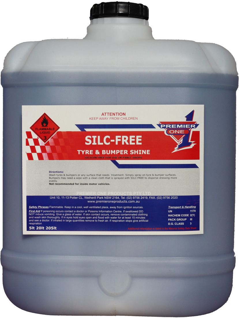 Silc Free Non Silicone Based Tyre and Rubber Shine