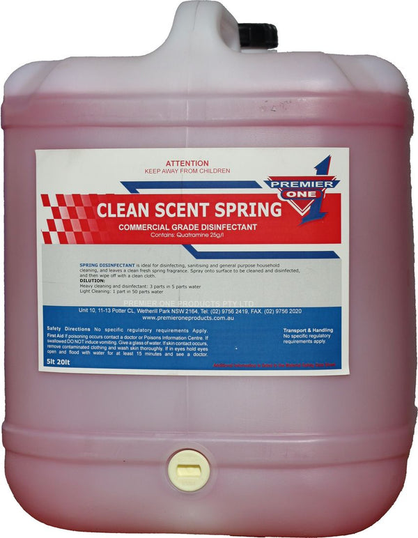 Spring hospital grade disinfectant, Non Caustic, Bio-Degradable