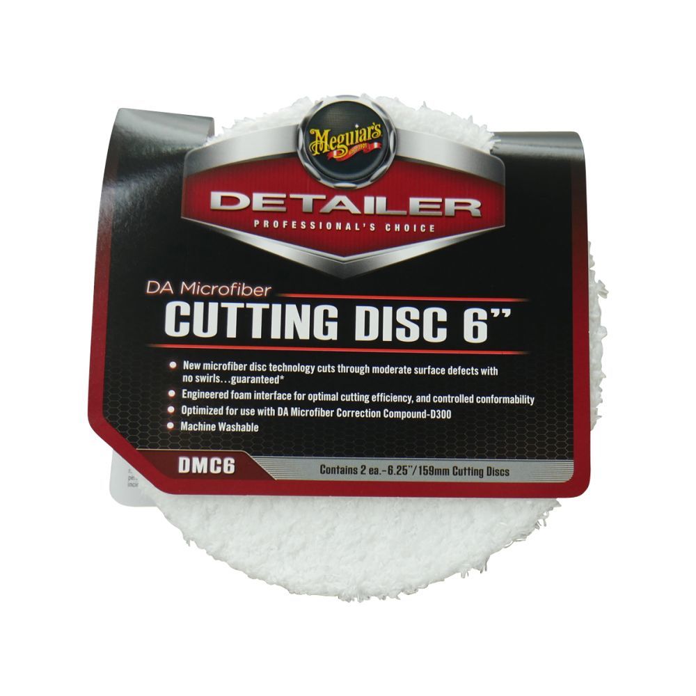 Meguiar's DA Microfiber Cutting Disc 6 - TWIN PACK