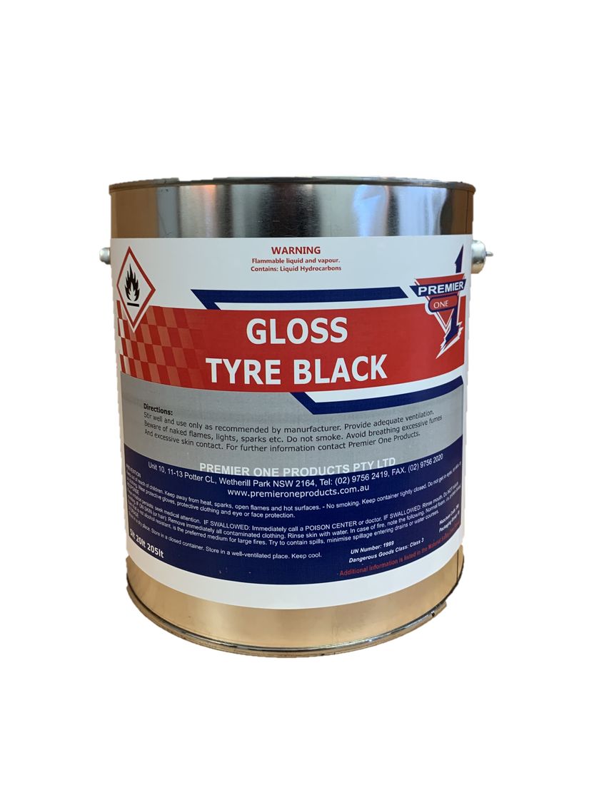 Gloss Tyre Black 4 Litre
