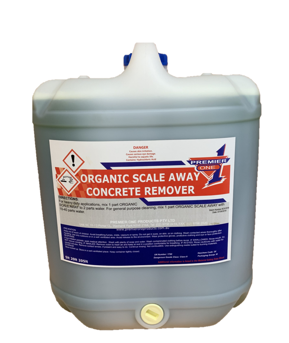 Organic Scale Away Concrete Remover