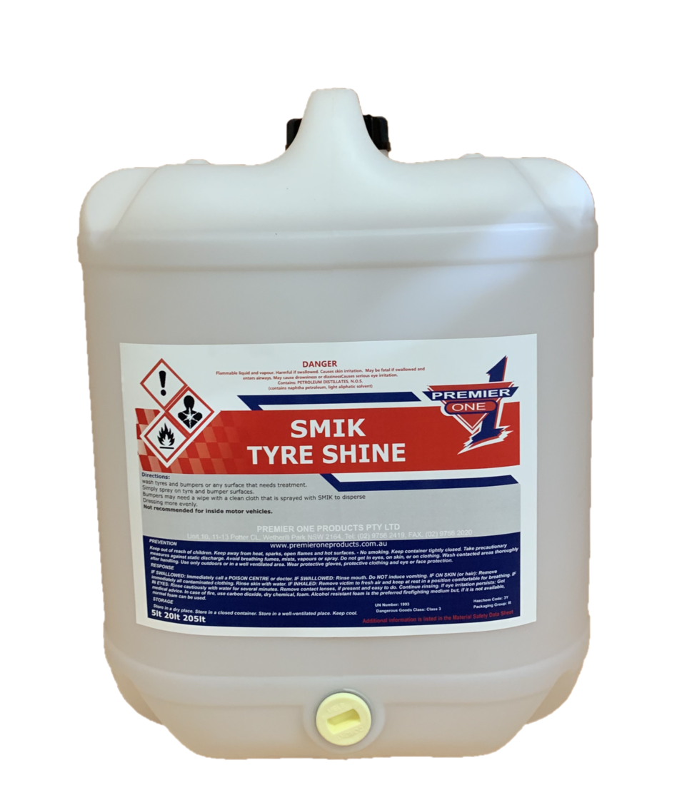Smik Tyre Shine 20 Litre - Premier One Products
